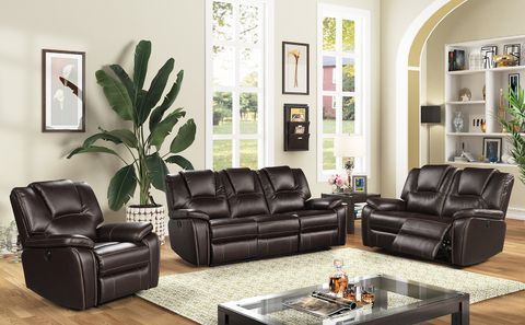3-Piece Power Recliner Living Room Set Sfmg8087S | Sandy's Furniture for The Ultimate Guide to Comfort Samuel Navy Blue Leather Living Room Sets